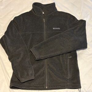 Columbia Charcoal Full-Zip Fleece Jacket